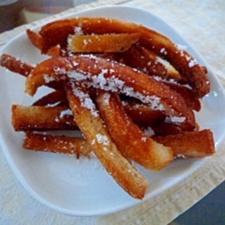 サクサク 余ったパン耳で揚げラスク レシピ 作り方 By Kai Kai 楽天レシピ